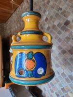 Kultige Vintage Hänge Lampe aus den 70er Jahren glasierte Keramik Aachen - Aachen-Mitte Vorschau