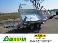 Humbaur HTK 2700.27 Alu 3-Seitenkipper 2700 kg mit viel Zubehör Bayern - Bergrheinfeld Vorschau