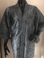 Original japanische Kimono Jacke, Haori aus reiner Seide, Silber Nordrhein-Westfalen - Niederkrüchten Vorschau