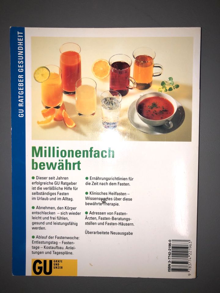 Buch "Wie neugeboren durch Fasten" von Dr. Lützner / GU in Leinfelden-Echterdingen