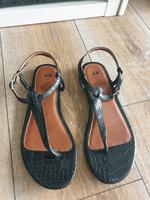 H&M Riemchen Sandalen schwarz animal print 36 Nordrhein-Westfalen - Witten Vorschau