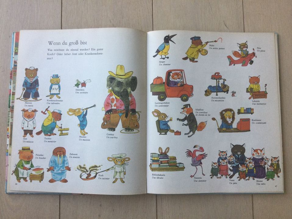 Richard Scarry Wörterbuch Deutsch Französisch 1. Aufl. 1973 TOP in Neu-Isenburg