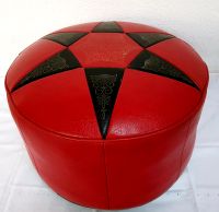 Hocker Pouf Sitzhocker Vintage 60er 70er rund Leder Sitzmöbel Rheinland-Pfalz - Bernkastel-Kues Vorschau