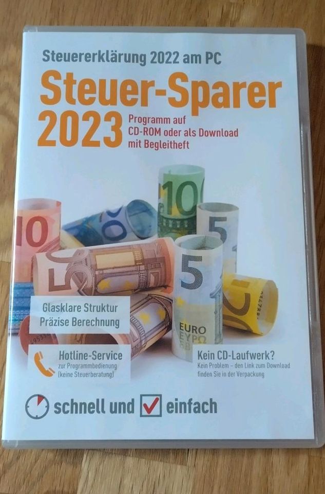 Steuer-Sparer 2023 CD ROM Steuersoftware Steuer CD für 2022 in Berlin