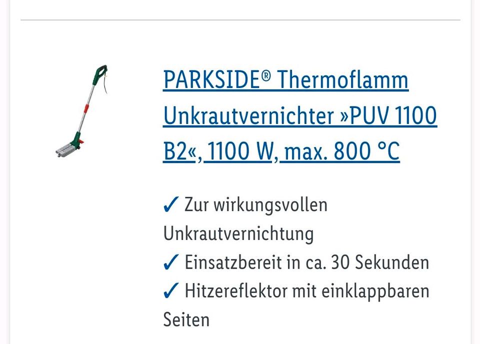 Elektrischer Unkrautvernichter Schmallenberg ist Kleinanzeigen Nordrhein-Westfalen | Kleinanzeigen in eBay - jetzt