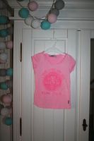 Vingino T-shirt Gr. 2 80 86 pink neon neonpink Logo Räuberpaket Schleswig-Holstein - Mehlbek Vorschau