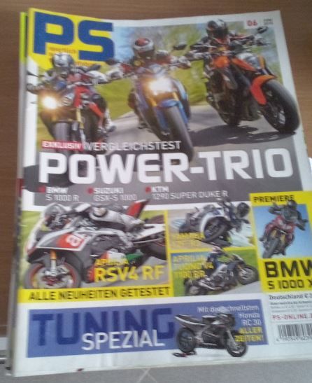 Motorradzeitschrift PS in Zootzen Damm