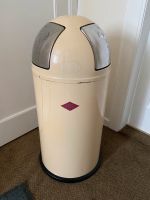 Wesco Pushboy Two Mülleimer Mandel Emaille 2x25l Weiß Beige Creme Walle - Steffensweg Vorschau