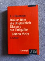 Rousseau Diskurs über die Ungleichheit Kritische Ausgabe Berlin - Neukölln Vorschau