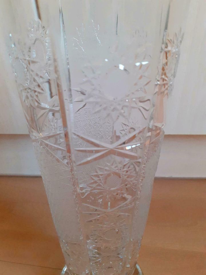 Vase aus Glas "Bohemia Crystal" in Nußloch