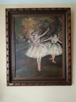 Ölgemälde REPRO von Edgar Degas Zwei Ballett-Tänzer auf der Bühne Hessen - Offenbach Vorschau