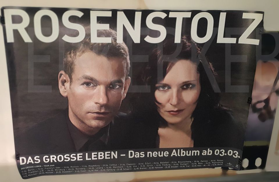 versch.Poster Rosenstolz u.a.Soubrette.Leben.Liebe.Anna Peter ppP in Berlin