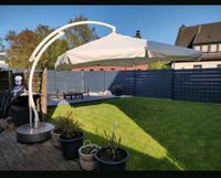 Ampelschirm mit Ständer Sun Garden 3 x 3 m beige Easy Sun Parasol Niedersachsen - Norden Vorschau