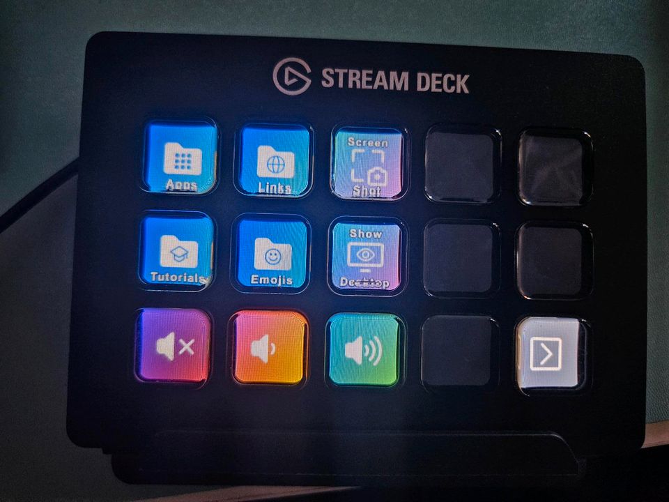 Elgato Stream Deck MK1 Schwarz Gaming Streaming in Mannheim