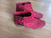 Stiefeletten - 40 - rot - Blockabsatz Hessen - Eltville Vorschau