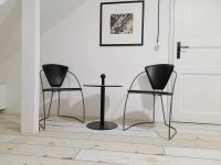 2 Stühle Metall Leder Italienisches Design Arrben Spinder-Style Brandenburg - Hoppegarten Vorschau