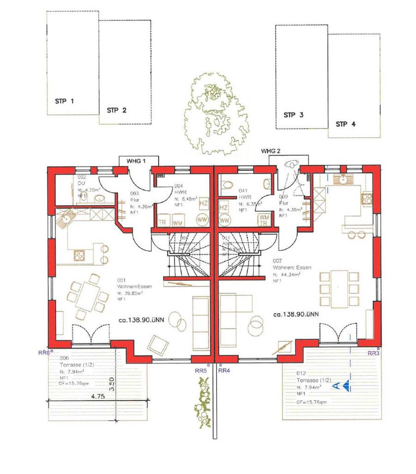 **Neubau-Erstbezug in Undenheim** Luxuriöse Doppelhaushälfte in gewachsener 1-A Wohnlage in Undenheim