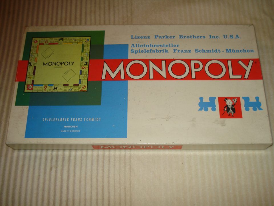Altes Monopoly (Franz Schmidt Spiele München) in Gräfelfing