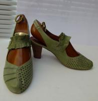 Tamaris Leder Slingpumps 39 Riemchen Heels Dame Absatz Schuh grün Berlin - Köpenick Vorschau