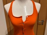 ZARA Rippkleid MAXIKLEID orange Gr M Bayern - Velden Vorschau