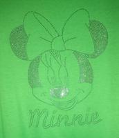 Damen Shirt Minnie Mouse aus Strass Glitzer 48/50 neon grün NEU Bayern - Emmering Vorschau