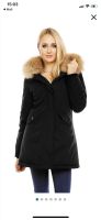 Damen Echtfell Winterjacke mit Kapuze Mantel , Große S, wie Neu, Kiel - Mettenhof Vorschau