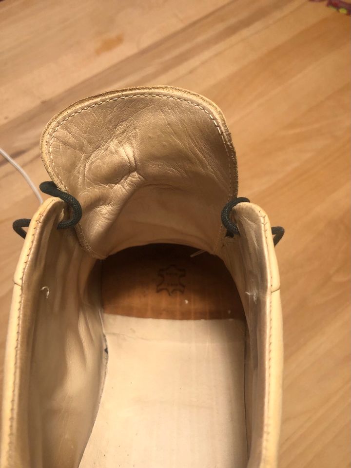 Pawelk‘s italienische Herrenschuhe Echtleder beige 43/44 in Berlin