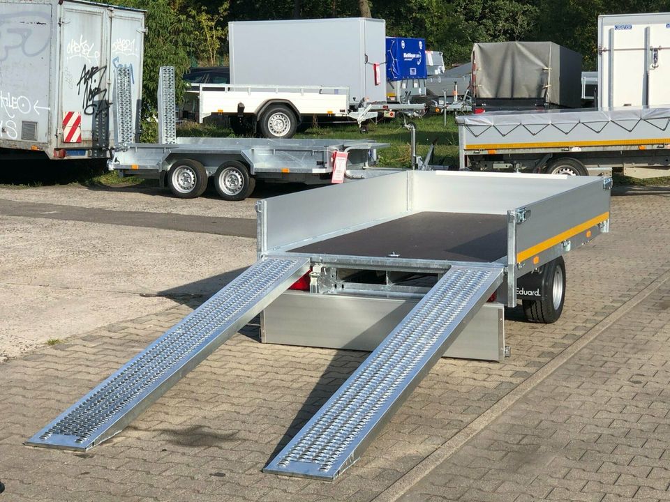 ⭐️ Eduard Auto Transporter 1500 kg 256x150x30 cm Rampen NEU 56 in Schöneiche bei Berlin