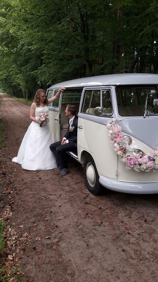 ! Oldtimer VW bus Mieten Bulli T1 Weiss Hochzeitsauto Brautauto ! in Osnabrück