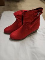 Halbstiefel Damen rot Gr. 40 Hessen - Schwalbach a. Taunus Vorschau