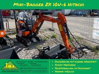 Minibagger Hitachi ZX10 U-6 Schnellwechsler Löffelpaket Bagger Excavator Baumaschine Raupenbagger Kompaktbagger Bayern - Rednitzhembach Vorschau
