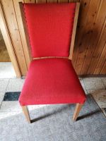 6 Polsterstühle Esszimmerstühle in rot shabby Bayern - Oberkotzau Vorschau