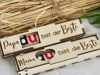 Personalisierte Holzbox für Duplo-Schokolade - Süße Geschenkidee Köln - Porz Vorschau
