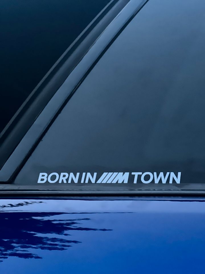 BMW Born in M Town Aufkleber F20 F22 F80 F82 F87 G80 G82 G87 M4 in Herten