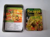 Die Rezeptbox Salate area Kochbuch Rezeptkarten Blech-Dose Köln - Ehrenfeld Vorschau