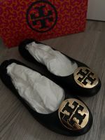 Tory Burch Classic Reva Ballet Leder Ballerinas schwarz gold Niedersachsen - Seevetal Vorschau