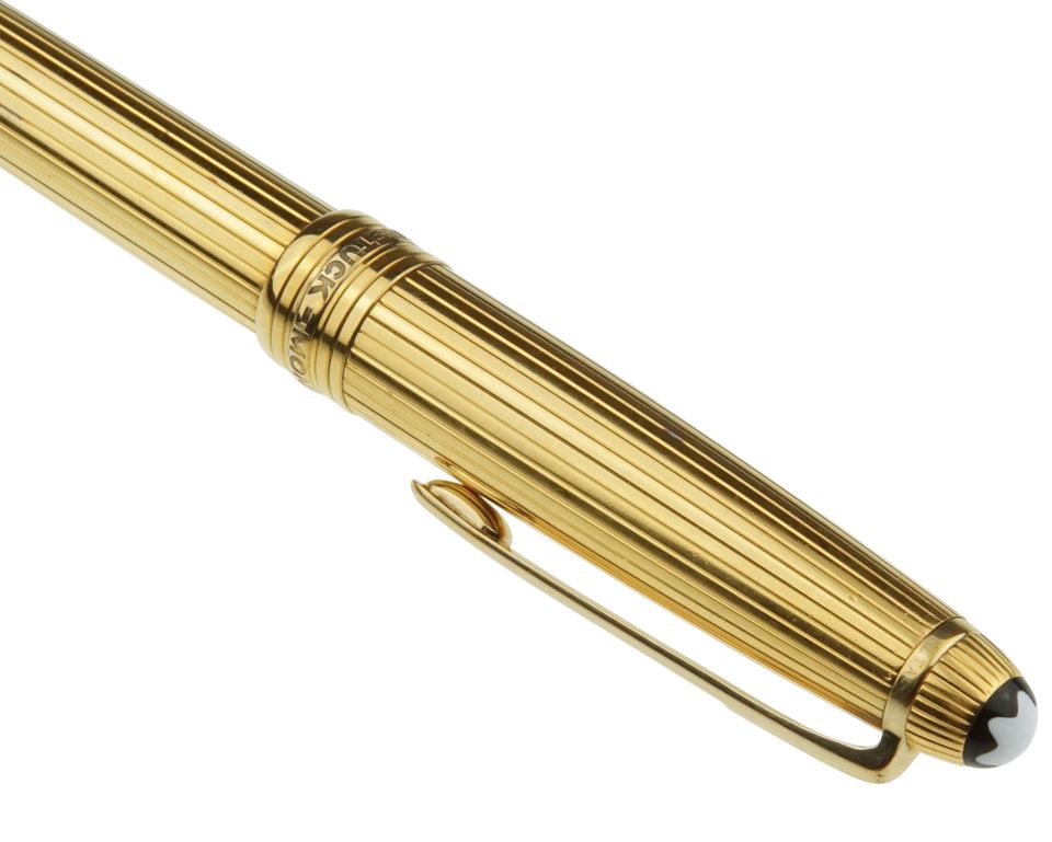 Montblanc Meisterstück Solitaire Vermeil Kugelschreiber No.164 in Pfarrkirchen