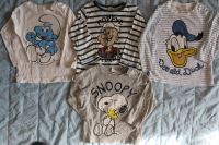 H&M Langarmshirts Schlümpfe,Snoopy,Donald Duck,Popeye Disney neuw Bayern - Eggstätt Vorschau