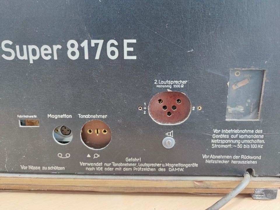 Röhrenradio Undine II 2 - EAW Super 8176 E * in Frankfurt (Oder)