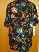 Shirt Bluse L 40/42 Zara Baumwolle bunt schwarz Blumen kurzarm n Koblenz - Goldgrube Vorschau