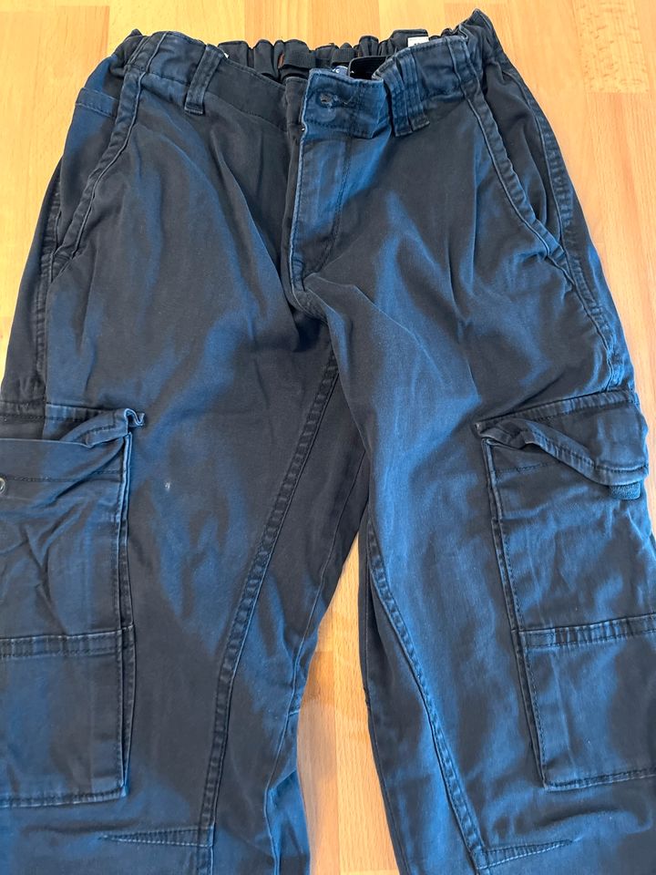 Jack & Jones,Cargohose, Größe 176, Slim, schwarz, verstellbar in Kerpen