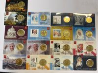 19x Vatikan 50 Cent Coincard mit Briefmarke 2010-2016 Berlin - Charlottenburg Vorschau