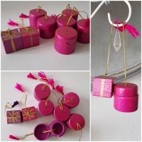 Wie NEU Set 8x Weihnachtskugel Pink Lila Deko Weihnachen Nordrhein-Westfalen - Neuss Vorschau