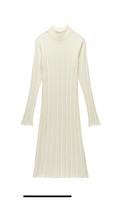 Zara HIGH NECK DRESS WITH RIBBED TRIMS Thüringen - Weimar Vorschau