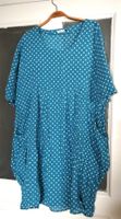 Kleid Tunika Sommerkleid Made in Italy Gr. 2 50/52 Türkis 100% BW Altona - Hamburg Ottensen Vorschau