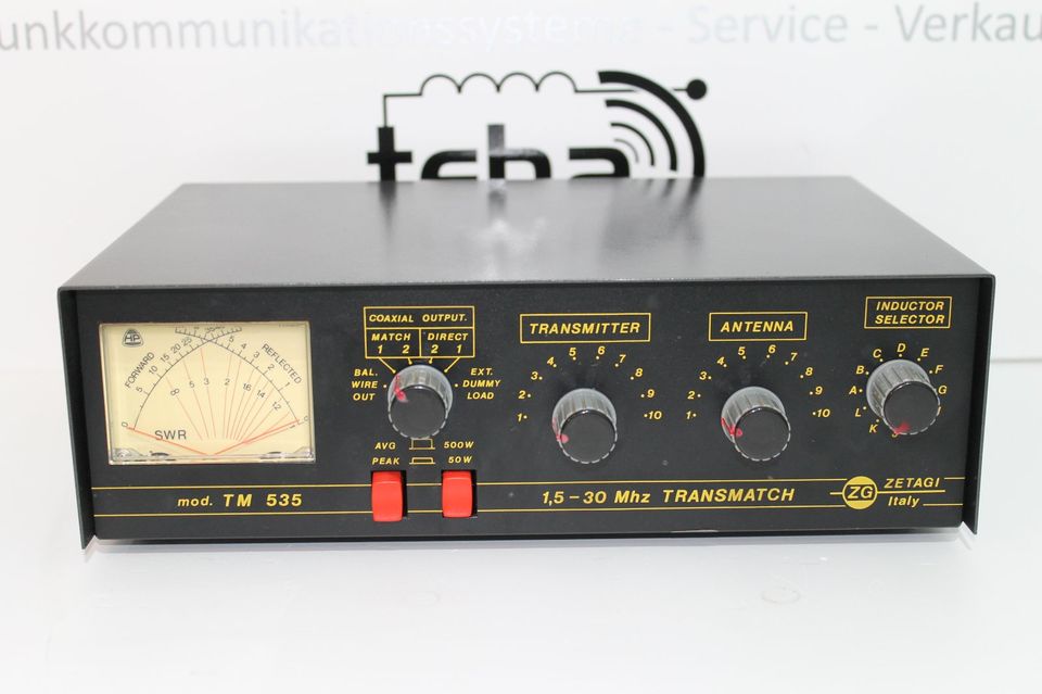 Zetagi TM-535 - Antennentuner 1,5-30 MHz- 500 WATT getestet - TOP in Kronach
