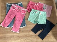 9 St. Mädchen 3/4 Jeanshosen & Shorts & kurze Leggings Gr. 104 Sachsen - Nossen Vorschau