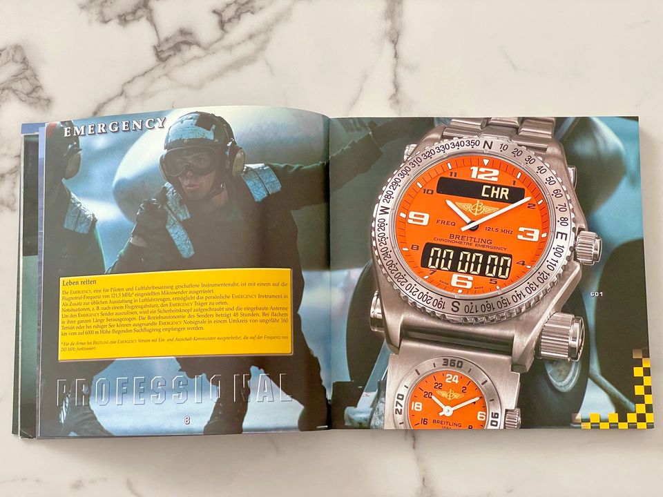 Breitling Uhren Katalog 2002 & Preisliste Vintage Uhr Armbanduhr in Bad Ems