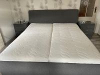 Zum Verkauf steht ein Doppelbett mit Matratzen und Lattenrost Sachsen - Crinitzberg Vorschau