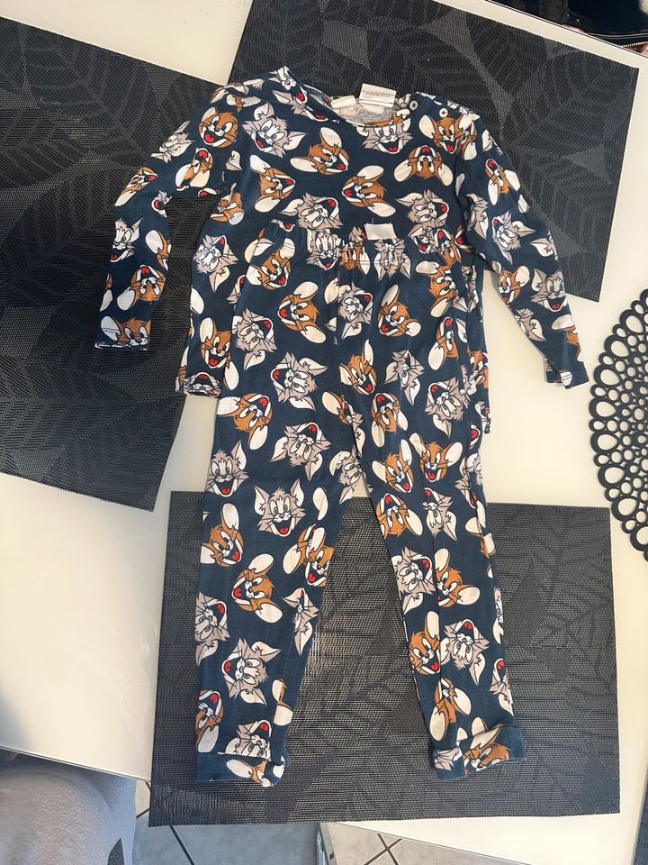 Tom und Jerry Kinder Pyjama Gr.104 in Top Zustand!! in Tuningen